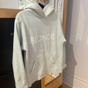 ♥️SOLD♥️BRUNETTE THE LABEL “BLONDE” hoodie